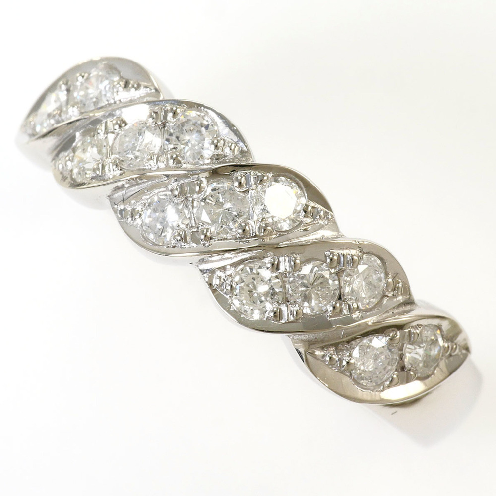 VINTAGE Silver Diamond Ring